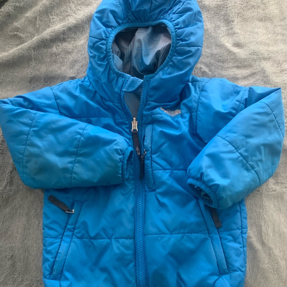 Reversible Northface puffer kids 4T